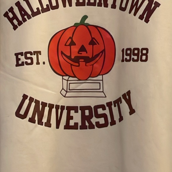 Woman’s Sweatshirt Halloween Town University Size M - Picture 3 of 3